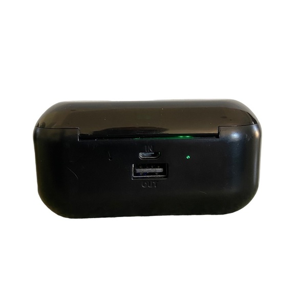 F9 Wireless Touch Headset Digital Display Bilateral Call Lg Battery Compartment - Picture 3 of 8